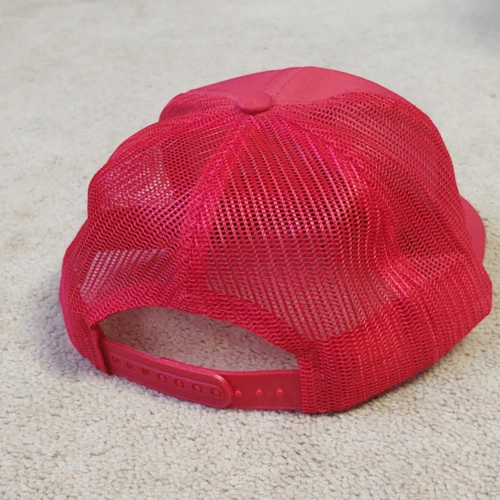 Vintage red trucker hat 